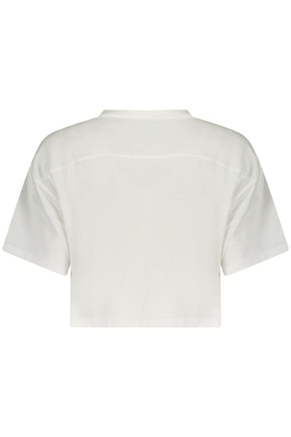 CONVERSE T-SHIRT MANICHE CORTE DONNA BIANCO