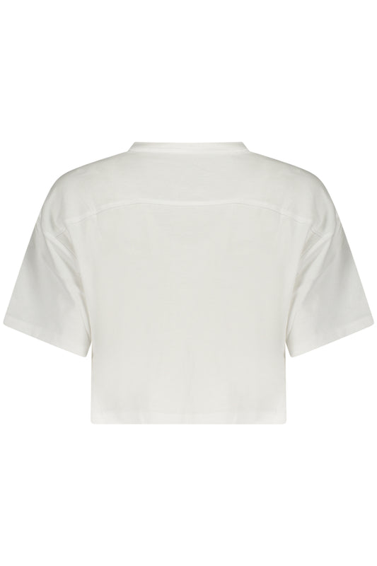 CONVERSE T-SHIRT MANICHE CORTE DONNA BIANCO