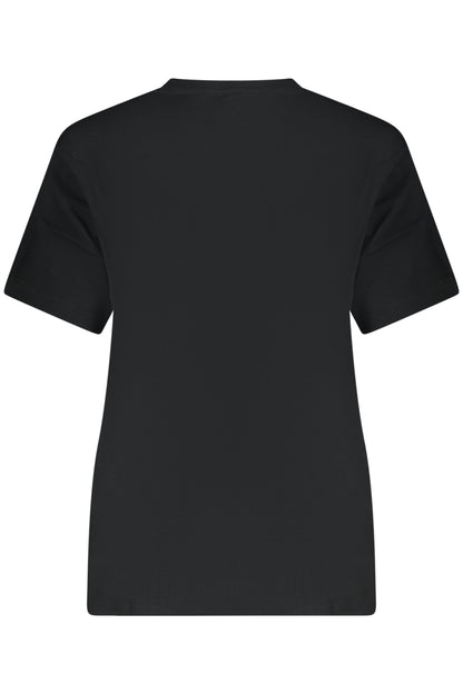 CONVERSE T-SHIRT MANICHE CORTE DONNA NERO