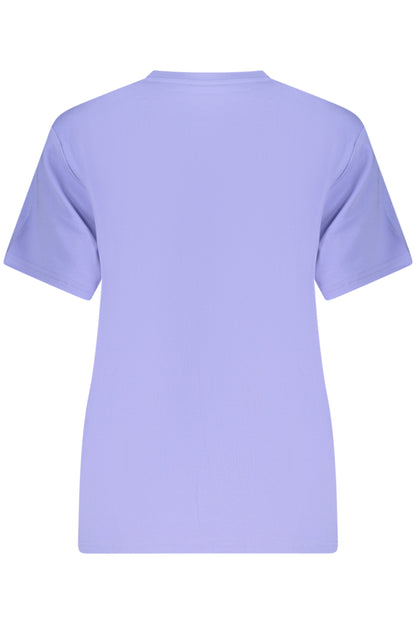 CONVERSE T-SHIRT MANICHE CORTE DONNA VIOLA