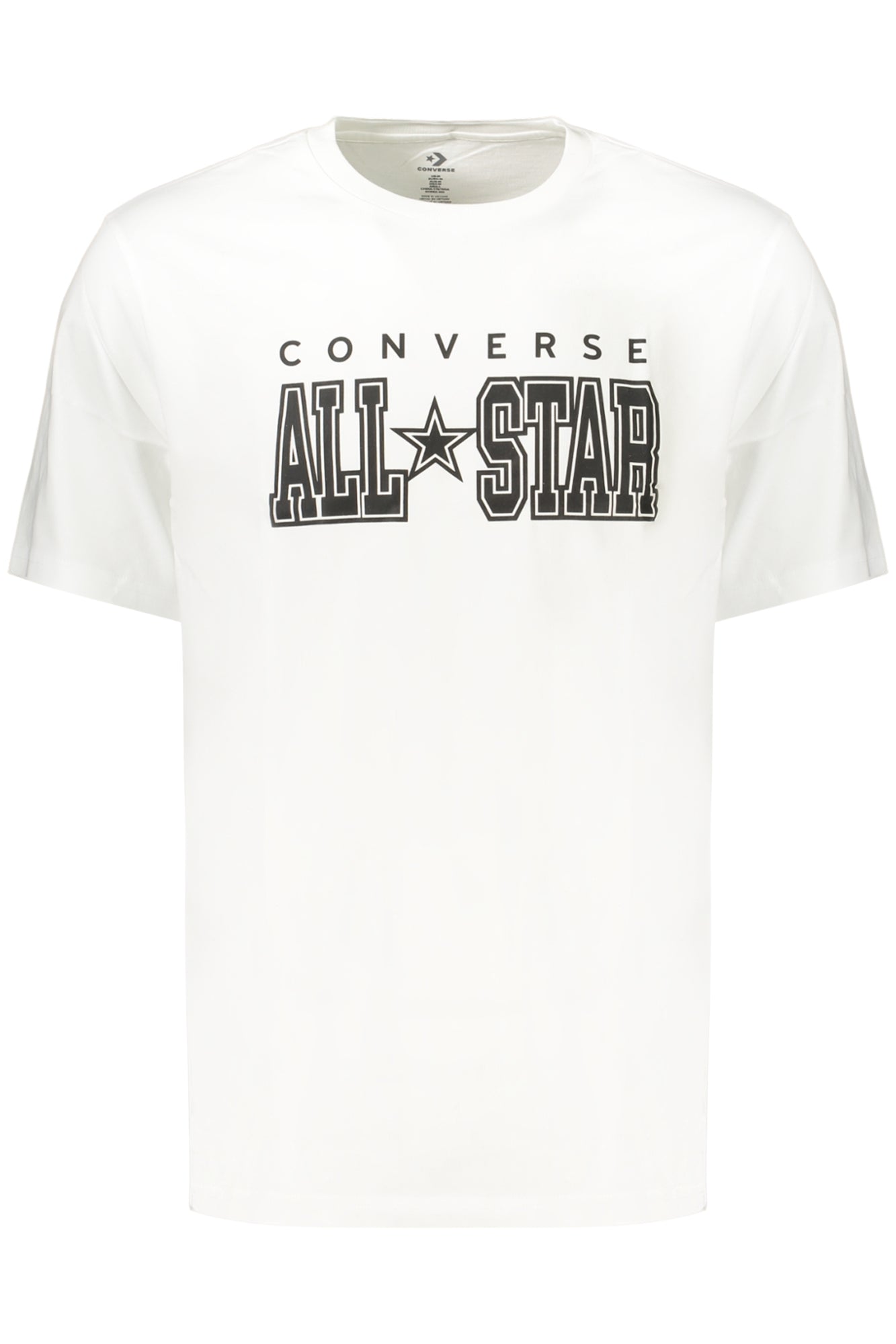 CONVERSE T-SHIRT MANICHE CORTE UOMO BIANCO