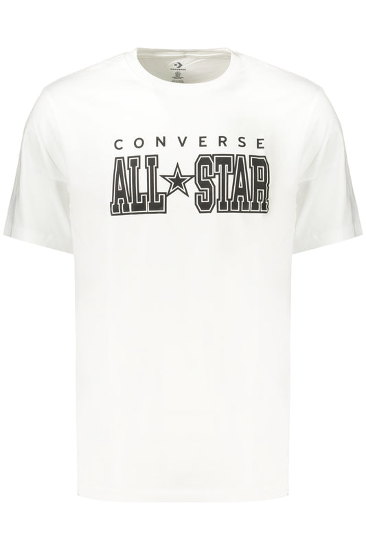 CONVERSE T-SHIRT MANICHE CORTE UOMO BIANCO