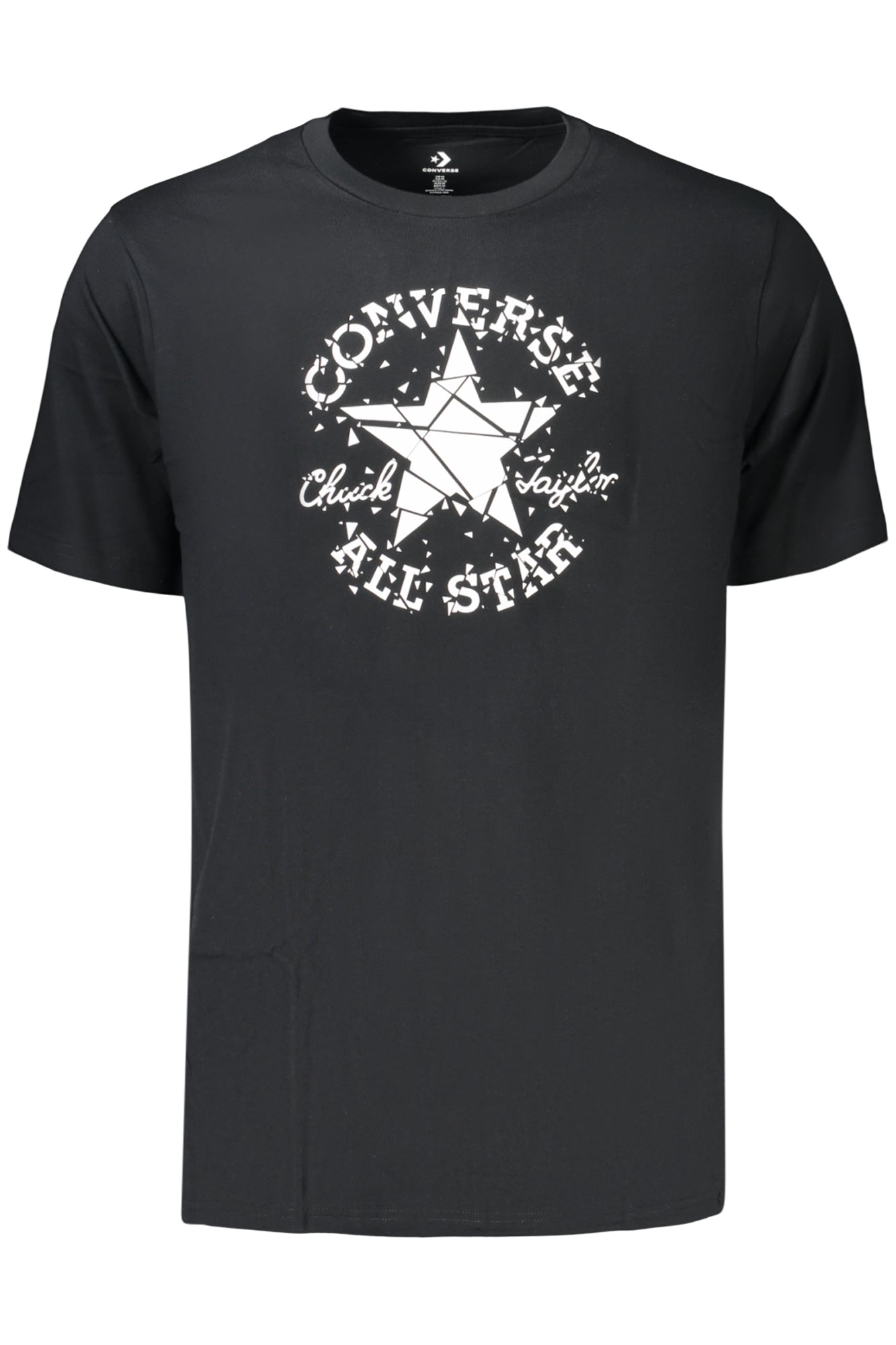 CONVERSE T-SHIRT MANICHE CORTE UOMO NERO