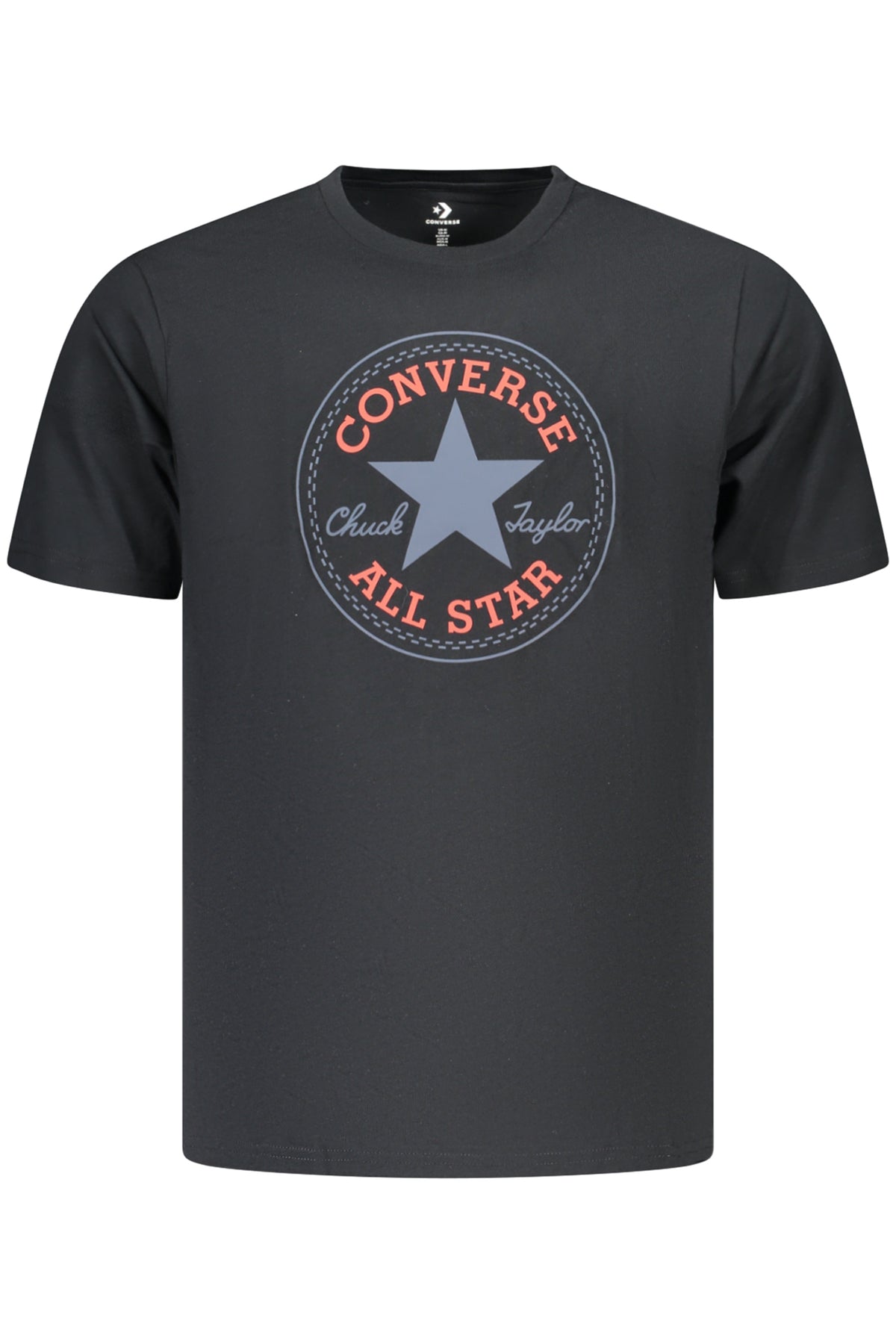 CONVERSE T-SHIRT MANICHE CORTE UOMO NERO