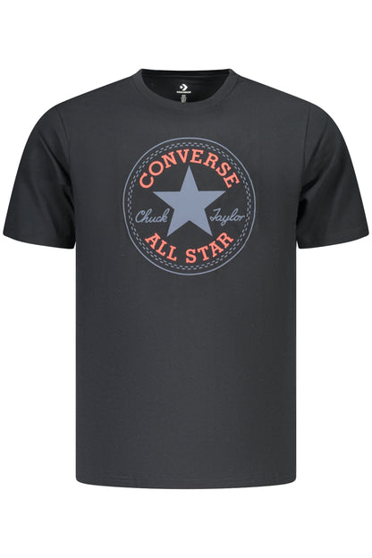 CONVERSE T-SHIRT MANICHE CORTE UOMO NERO