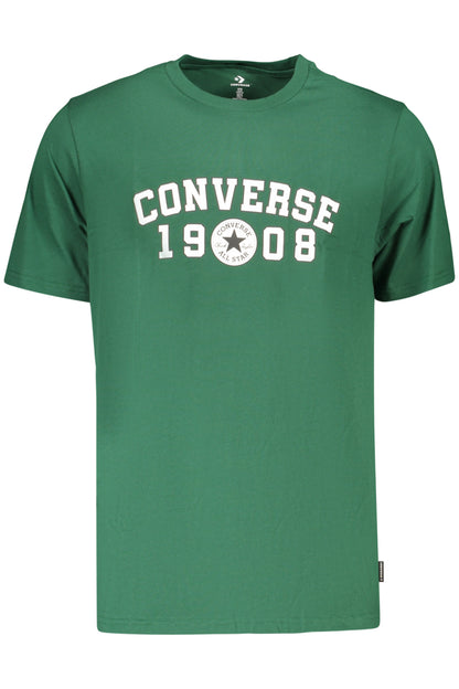 CONVERSE T-SHIRT MANICHE CORTE UOMO VERDE