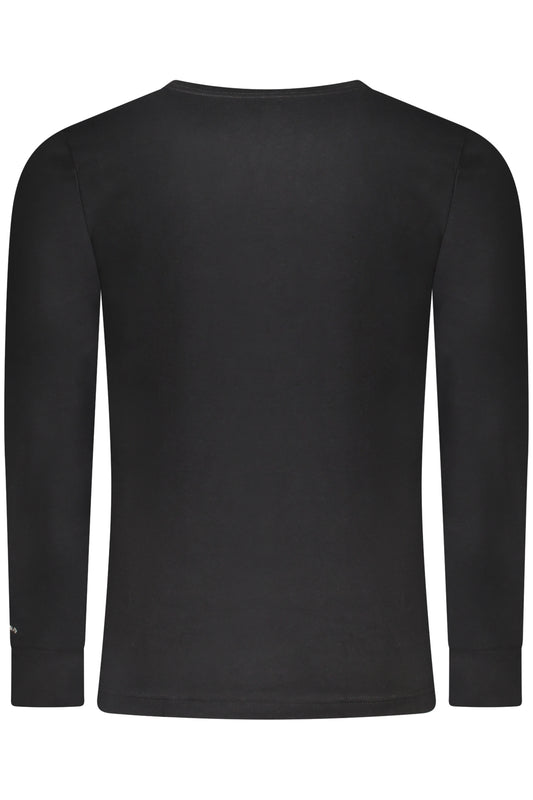 CONVERSE T-SHIRT MANICHE LUNGHE BAMBINO NERO