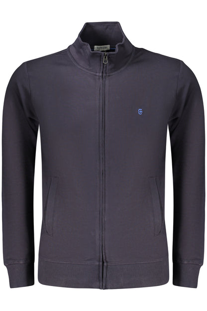 COVERI MOVING FELPA CON ZIP UOMO BLU