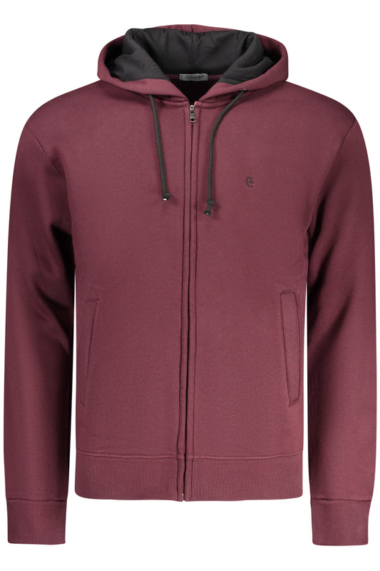 COVERI MOVING FELPA CON ZIP UOMO ROSSO