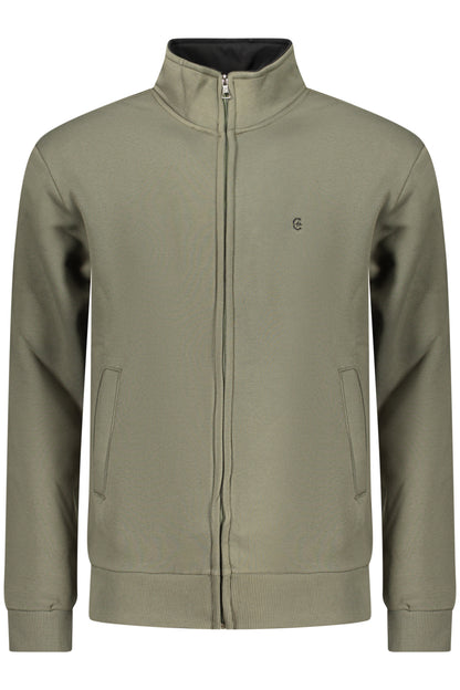COVERI MOVING FELPA CON ZIP UOMO VERDE