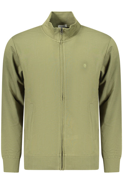 COVERI MOVING FELPA CON ZIP UOMO VERDE