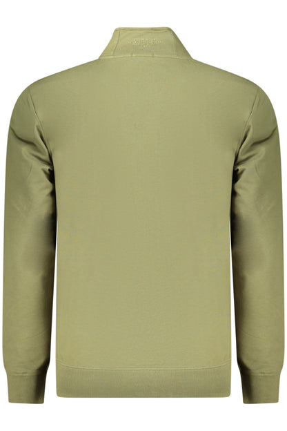 COVERI MOVING FELPA CON ZIP UOMO VERDE