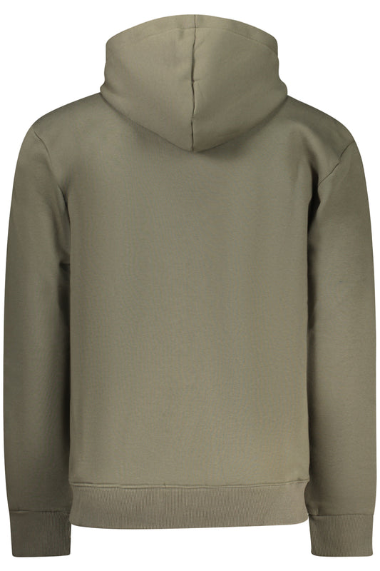COVERI MOVING FELPA CON ZIP UOMO VERDE