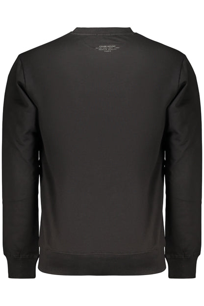 COVERI MOVING FELPA SENZA ZIP UOMO NERO
