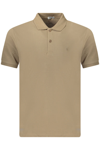 COVERI MOVING POLO MANICHE CORTE UOMO MARRONE