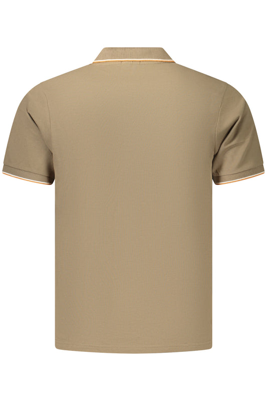COVERI MOVING POLO MANICHE CORTE UOMO MARRONE