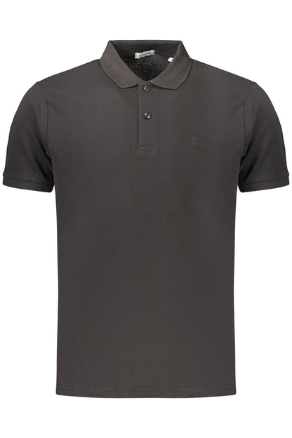 COVERI MOVING POLO MANICHE CORTE UOMO NERO