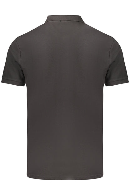 COVERI MOVING POLO MANICHE CORTE UOMO NERO