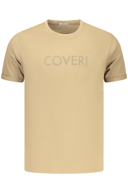 COVERI MOVING T-SHIRT MANICHE CORTE UOMO MARRONE