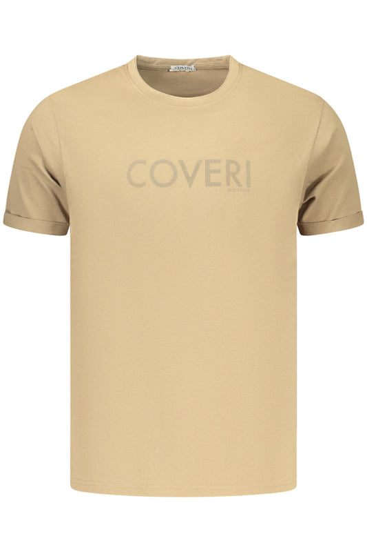 COVERI MOVING T-SHIRT MANICHE CORTE UOMO MARRONE
