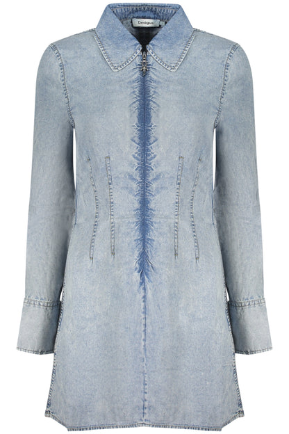 DESIGUAL ABITO CORTO DONNA AZZURRO
