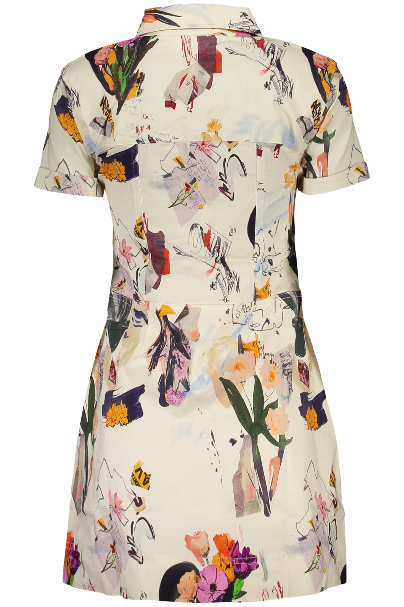 DESIGUAL ABITO CORTO DONNA BIANCO