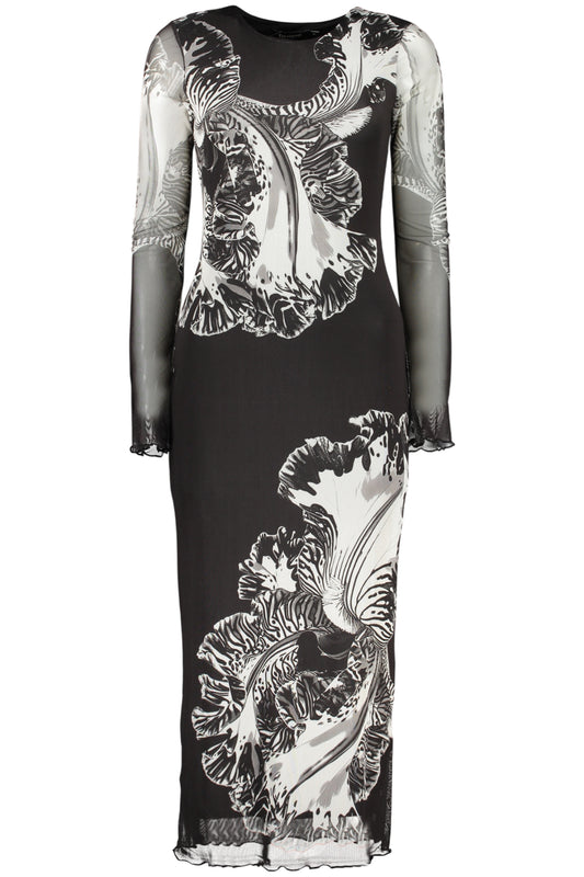 DESIGUAL ABITO LUNGO DONNA NERO