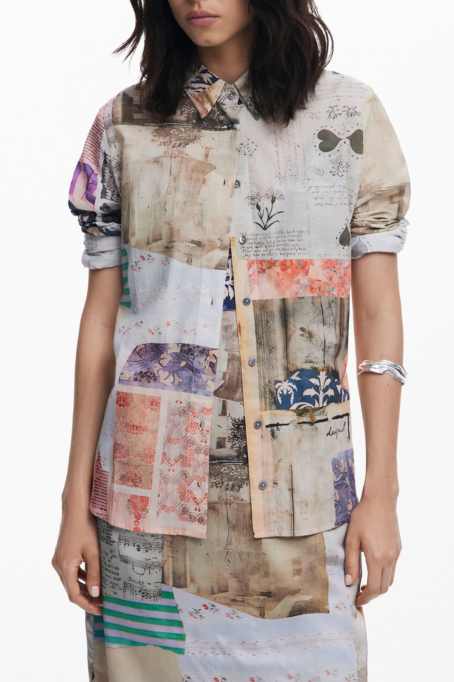 DESIGUAL CAMICIA MANICHE LUNGHE DONNA