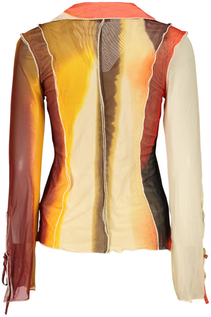 DESIGUAL CAMICIA MANICHE LUNGHE DONNA BEIGE