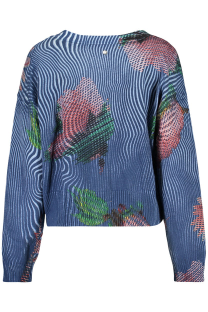 DESIGUAL CARDIGAN DONNA BLU