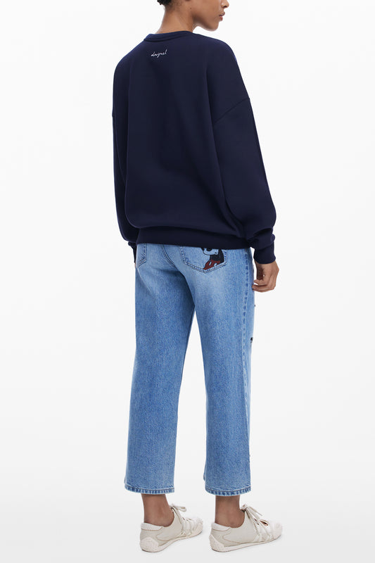 DESIGUAL FELPA SENZA ZIP DONNA