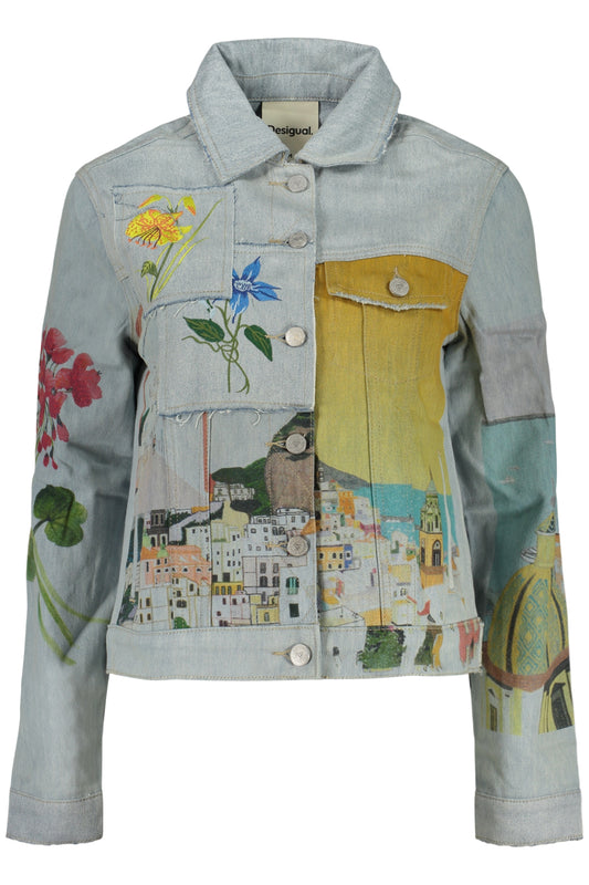 DESIGUAL GIUBBOTTO IN JEANS DONNA AZZURRO