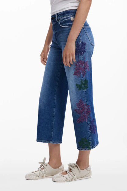 DESIGUAL JEANS DENIM DONNA AZZURRO