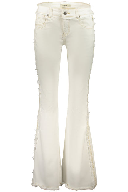 DESIGUAL JEANS DENIM DONNA BIANCO