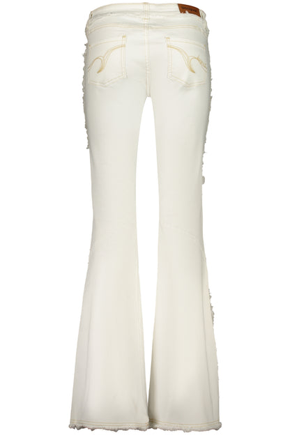 DESIGUAL JEANS DENIM DONNA BIANCO