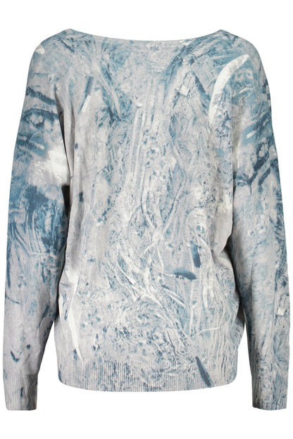 DESIGUAL MAGLIA DONNA AZZURRO