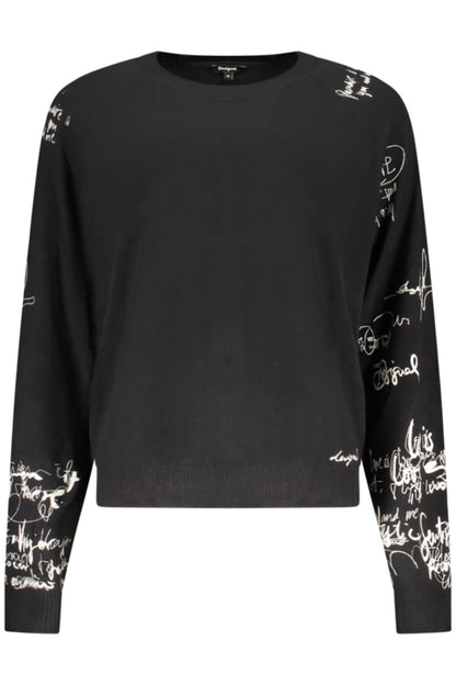 DESIGUAL MAGLIA DONNA NERO