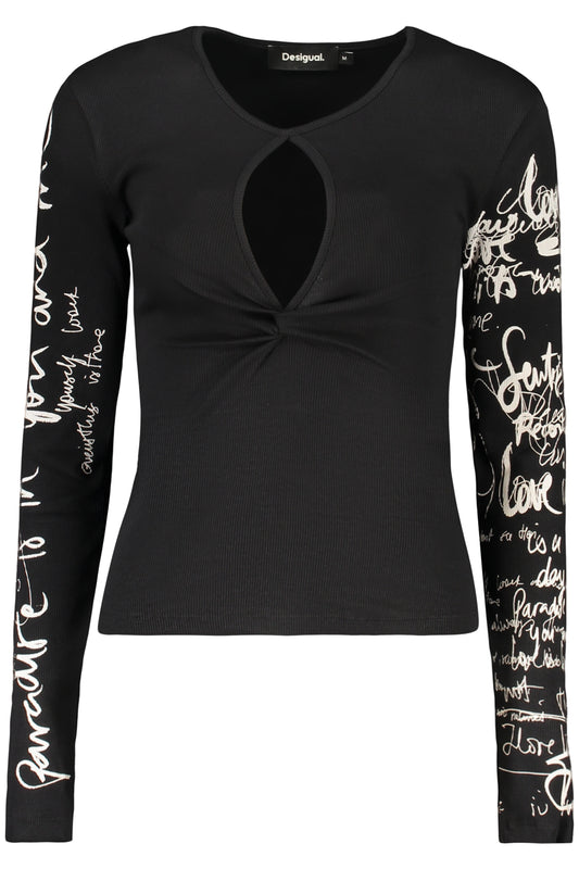 DESIGUAL MAGLIA DONNA NERO