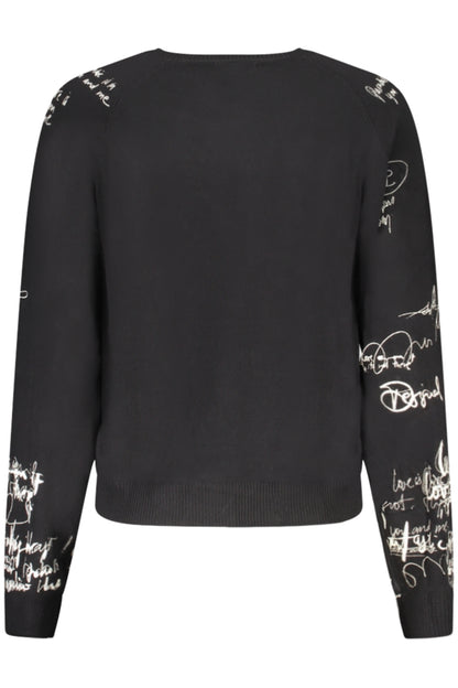 DESIGUAL MAGLIA DONNA NERO