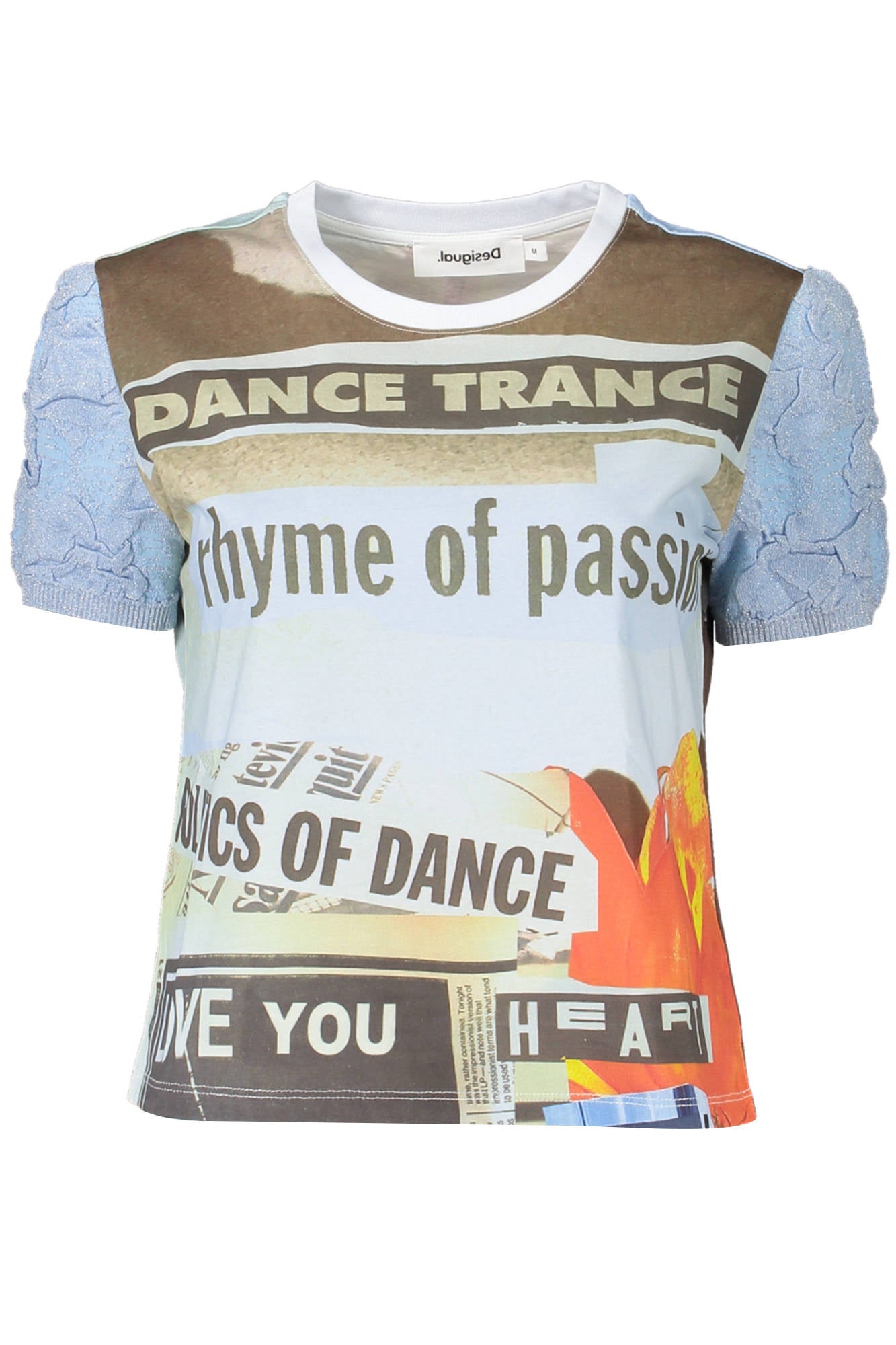 DESIGUAL T-SHIRT MANICHE CORTE DONNA