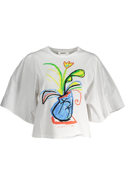 DESIGUAL T-SHIRT MANICHE CORTE DONNA