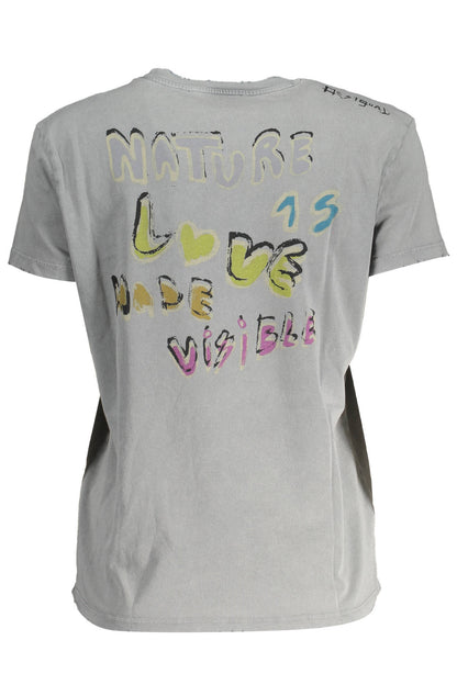 DESIGUAL T-SHIRT MANICHE CORTE DONNA
