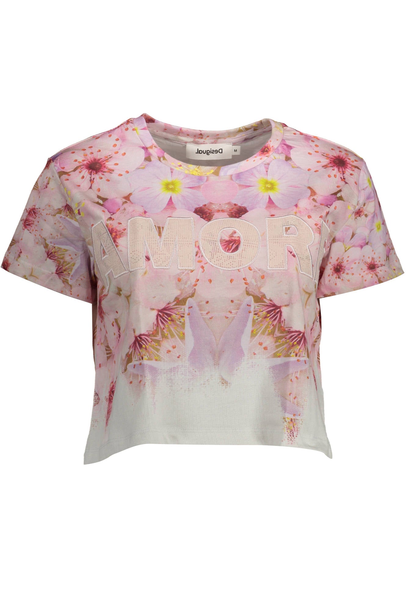 DESIGUAL T-SHIRT MANICHE CORTE DONNA