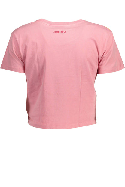 DESIGUAL T-SHIRT MANICHE CORTE DONNA