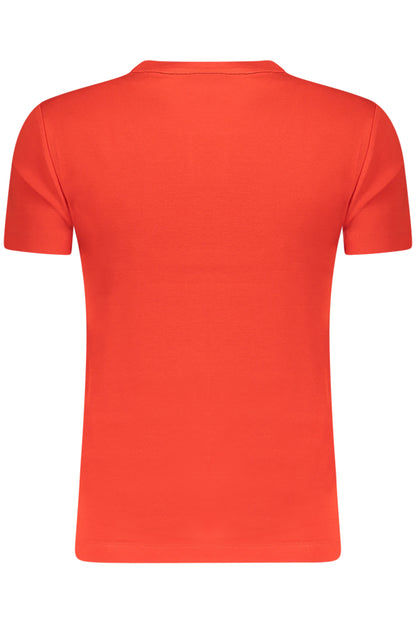 DESIGUAL T-SHIRT MANICHE CORTE DONNA ROSSO