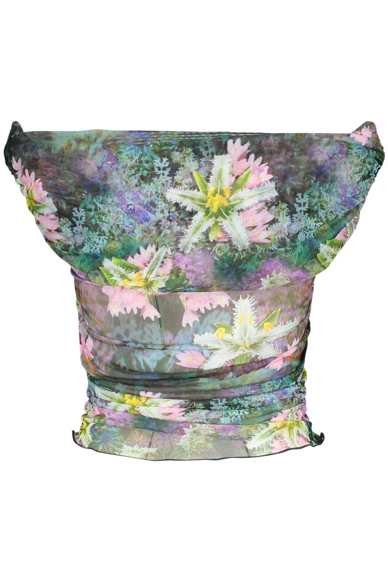 DESIGUAL T-SHIRT MANICHE CORTE DONNA VERDE