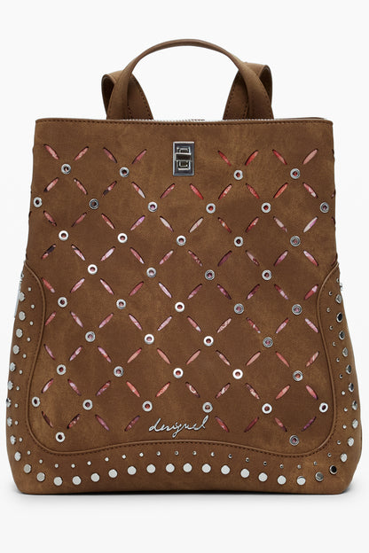 DESIGUAL ZAINO DONNA MARRONE