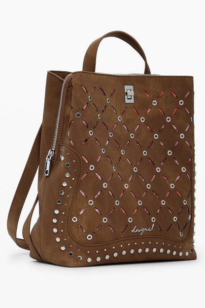 DESIGUAL ZAINO DONNA MARRONE