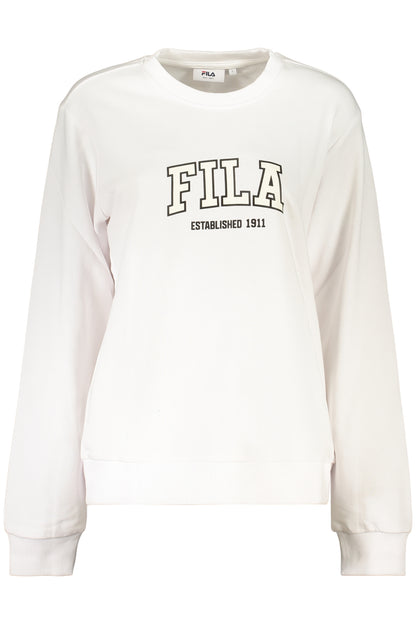 FILA FELPA SENZA ZIP DONNA BIANCO