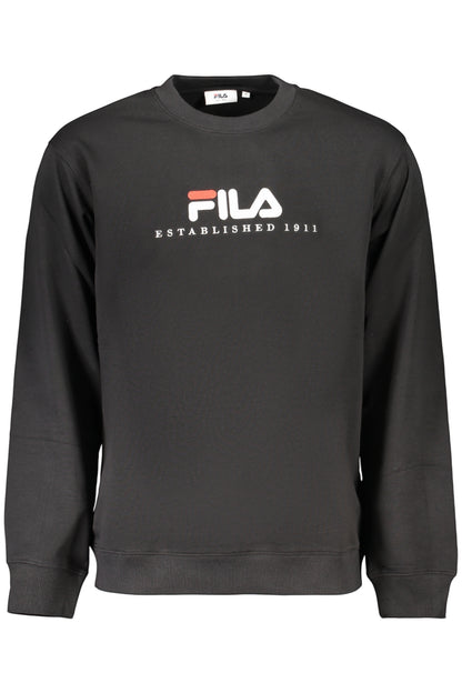 FILA FELPA SENZA ZIP UOMO NERO
